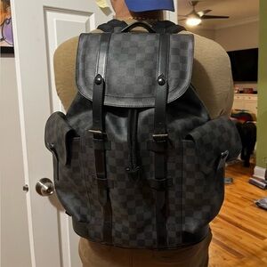 Louis Vuitton Christopher MM Drawstring Backpack